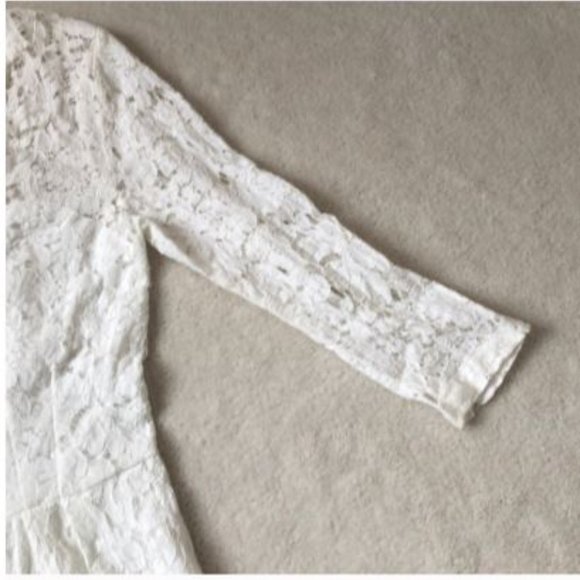 NWOT "Mia" White Lace Romper - Picture 9 of 13